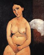 Amedeo Modigliani Seated Nude oil on canvas